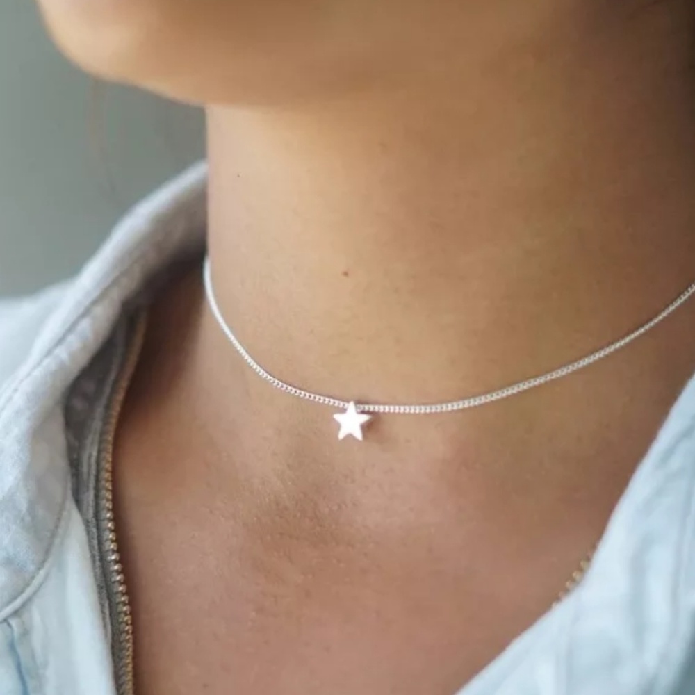 Silver Star necklace